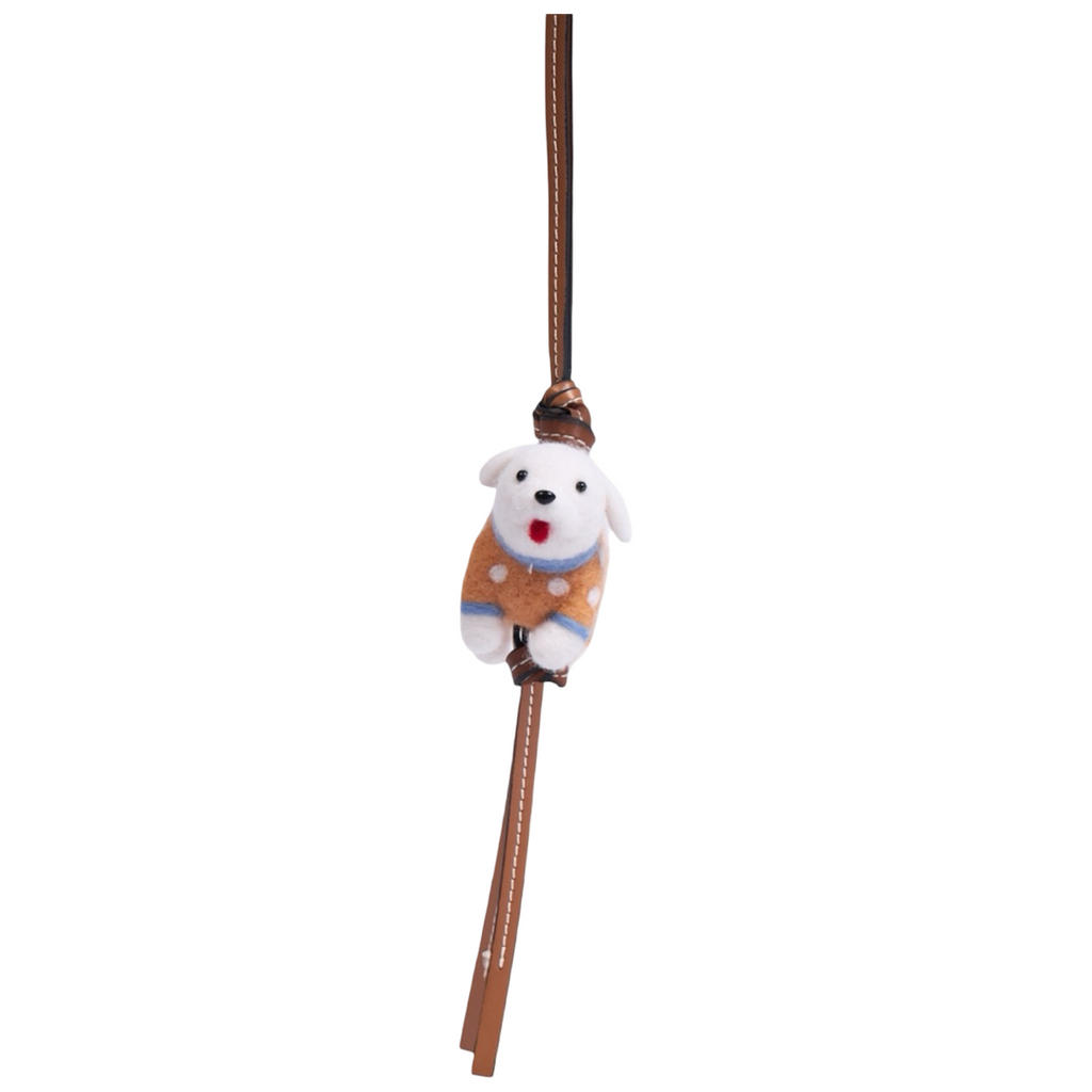 Chan Woolie Friend Bag Charm – Signature Puppy