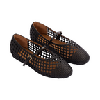 Journey –  Kyoto Handmade Horse Leather Flats – Midnight